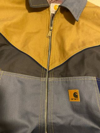 Chaqueta Carhartt Color Block Azul y Marrón