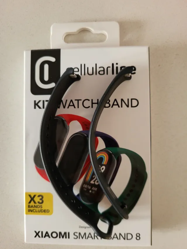 Kit 3 Pulseras Xiaomi Smart Band 8 Cellularline