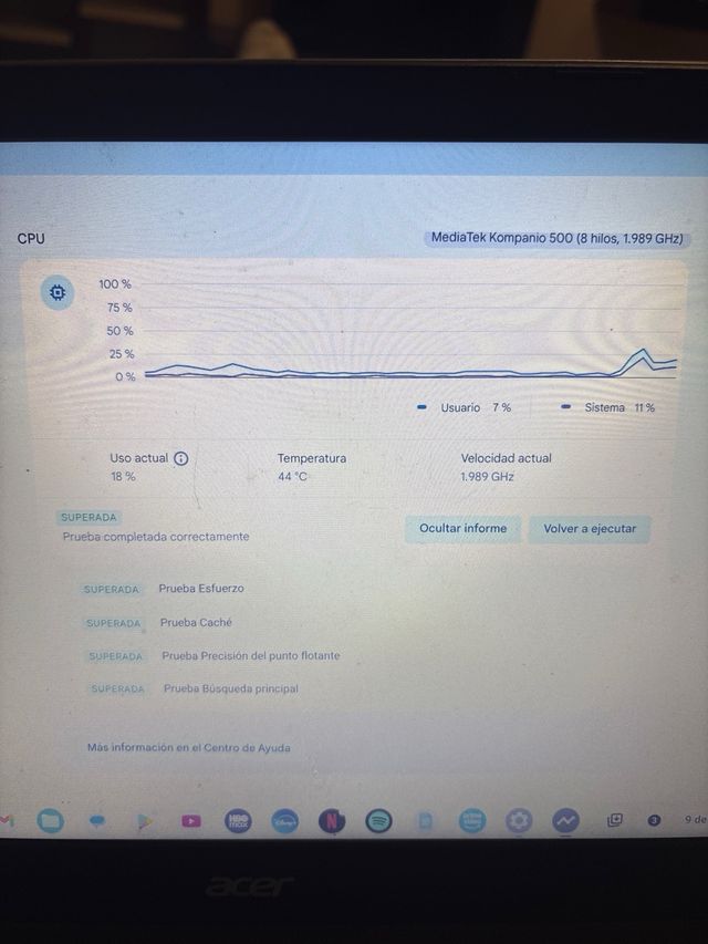 Acer Chromebook 314 Full HD 14 Plata 8 RAM 64 GB
