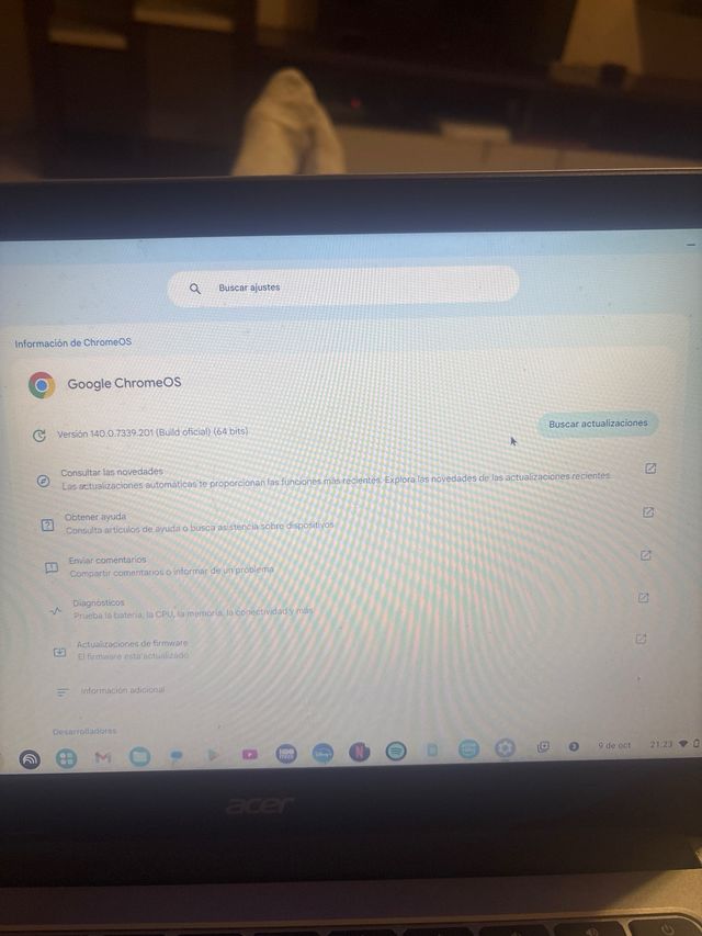 Acer Chromebook 314 Full HD 14 Plata 8 RAM 64 GB