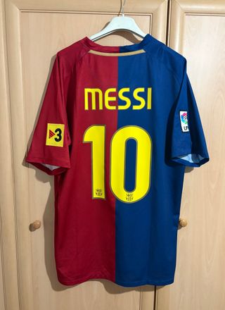 Camiseta FC Barcelona Messi Triplete ORIGINAL