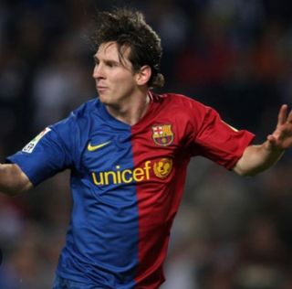 Camiseta FC Barcelona Messi Triplete ORIGINAL