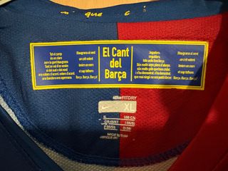 Camiseta FC Barcelona Messi Triplete ORIGINAL