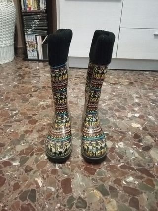 Botas de agua divertidas con estampado