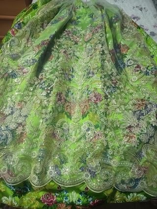 Traje Fallera Siglo XVIII Verde