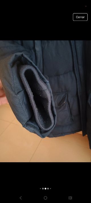 Parka plumas Calvin Klein Azul Talla XL