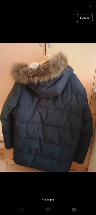 Parka plumas Calvin Klein Azul Talla XL