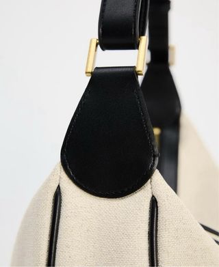 Bolso Zara Beige y Negro