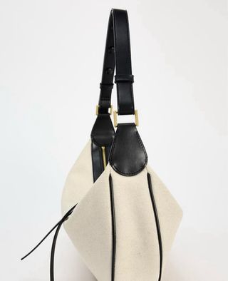 Bolso Zara Beige y Negro