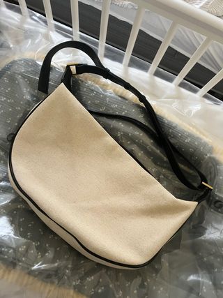 Bolso Zara Beige y Negro