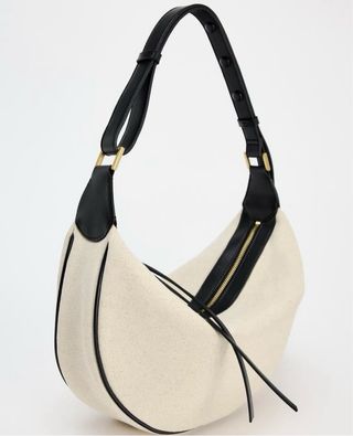 Bolso Zara Beige y Negro