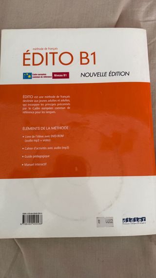 ÉDITO B1 LIVRE DE L'ÉLÈVE