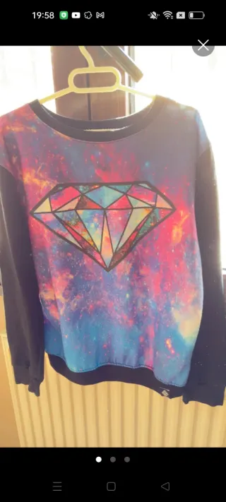 Sudadera Galaxy Diamante