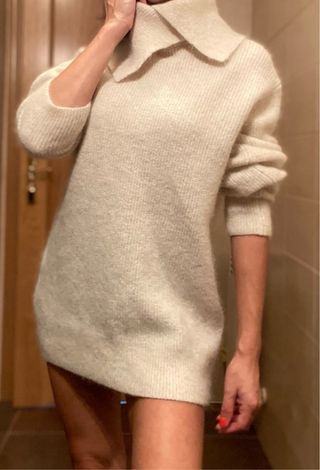 Jersey largo lana/alpaca H&M 
