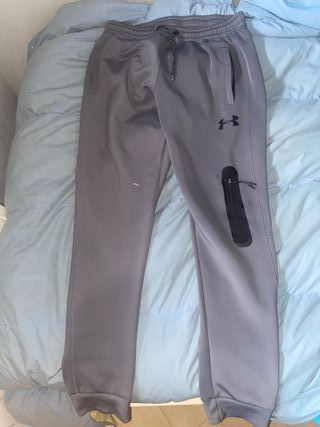 Chándal Under Armour Gris y Negro
