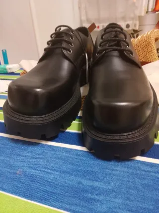 Zapatos Derby Negros Talla 44