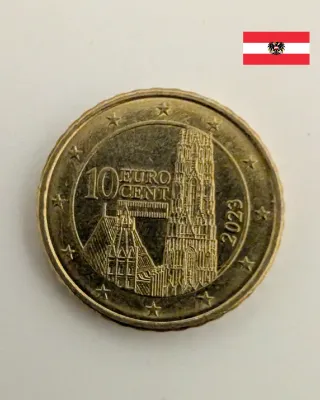 Moneda 10 Céntimos Euro Austria 2023
