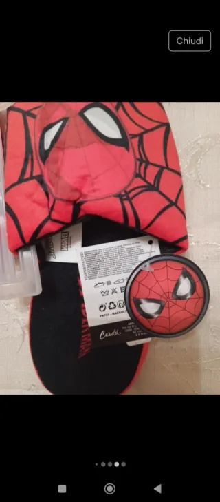Ciabatte Spiderman bimbo taglia 32-33