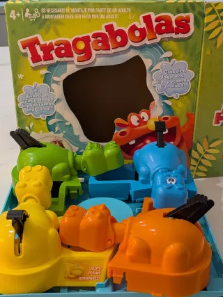 Juego Tragabolas Hipopótamos