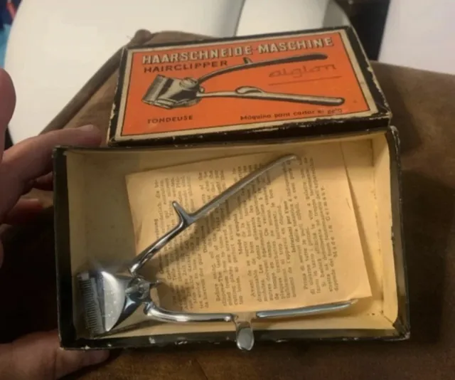 Cortapelos antiguo Aiglon Haarschneidemaschine