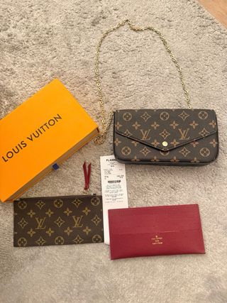 Bolso Louis Vuitton Marrón y Dorado