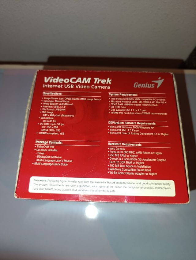  VideoCAM Trek Webcam USB