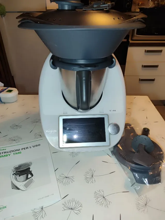 Bimby TM6 perfetto+ accessori+coprilama+cuoci riso