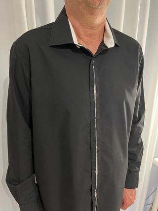 Camisa Sergio Vitti Negra Talla L