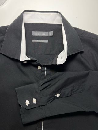 Camisa Sergio Vitti Negra Talla L