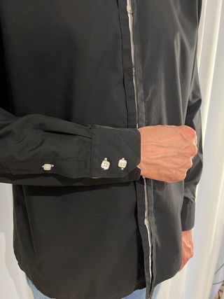 Camisa Sergio Vitti Negra Talla L