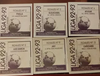 Cromos Liga Este 92-93 Fichajes