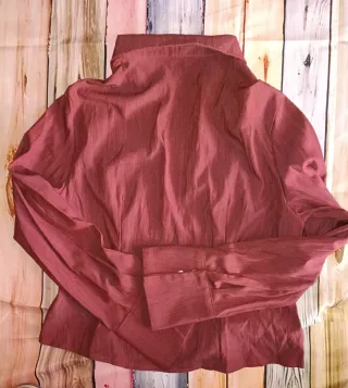 Camisa granate manga larga XL