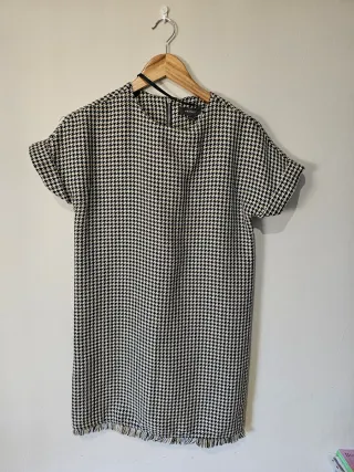 Vestido estampado pata de gallo Primark Talla M