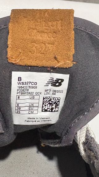 Deportivas New Balance 327 Gris/Blanco