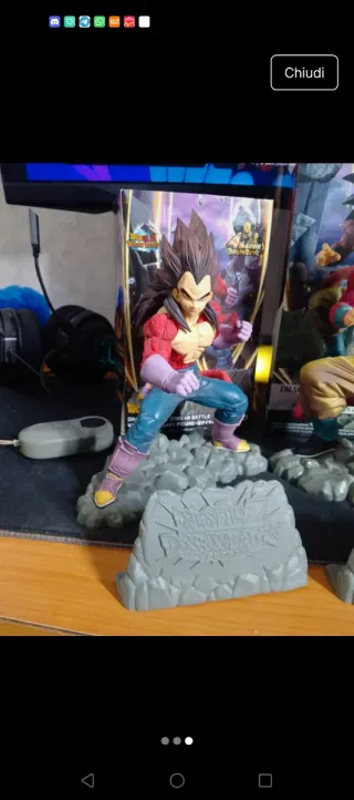 Action Figure Dragon Ball Z Vegeta & Goku