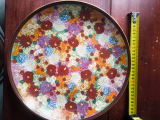 Plato Decorativo Japonés Satsuma 1945-1960