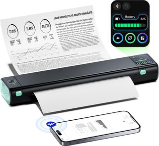 Impresora Térmica Portátil A4 con Pantalla Táctil