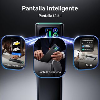 Impresora Térmica Portátil A4 con Pantalla Táctil