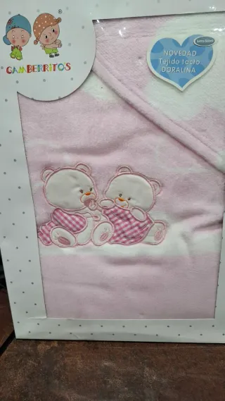 Sabana Cuna Gamberritos Invierno Ositos Rosa