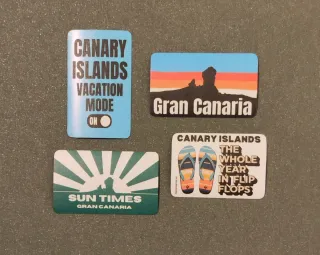 Imanes para nevera souvenirs Islas Canarias