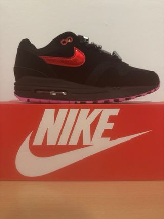 Nike Air Max 1 Premium Negro/Rosa