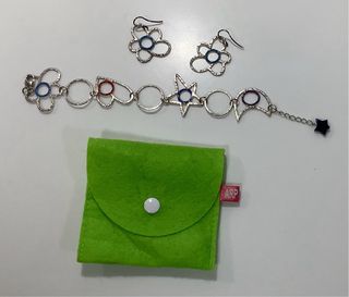 Pulsera y pendientes plata Agatha Ruiz de la Prada