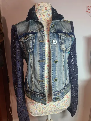 Chaqueta Tejana Desigual T. 38 M