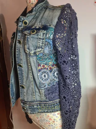 Chaqueta Tejana Desigual T. 38 M