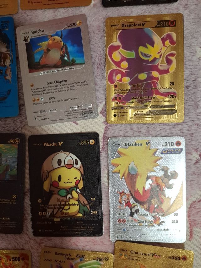 Cartas Pokémon Doradas