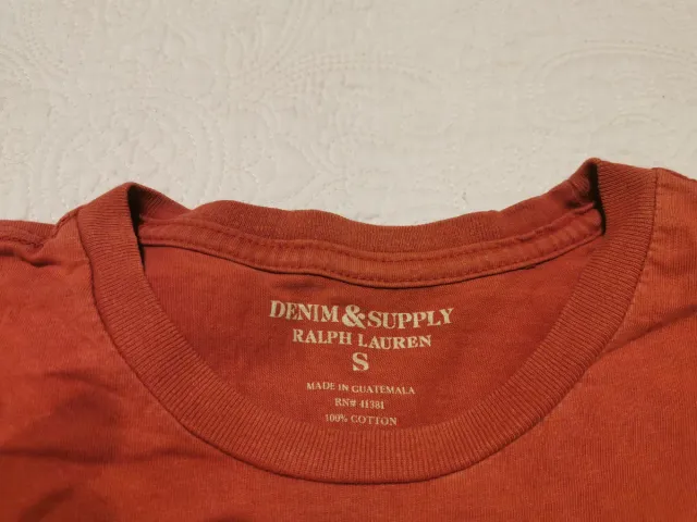 Camiseta Ralph Lauren roja talla S