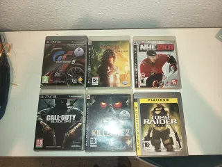 Lote 6 juegos PS3: Gran Turismo 5, Call of Duty, K