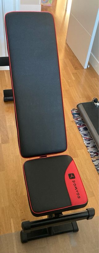 Banco musculación Domyos plegable