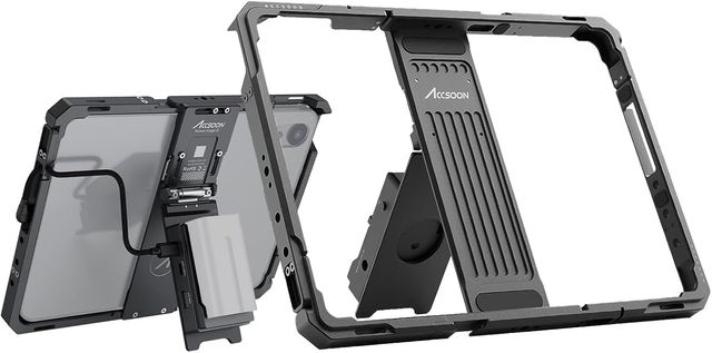 iPad Pro 10.5” + Jaula Accsoon Power Cage II + Car