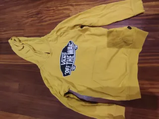 Sudadera Vans Niño Talla M Amarilla